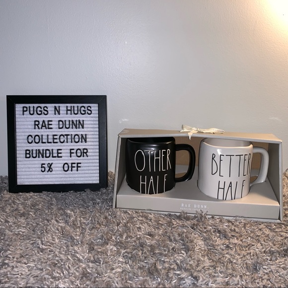 Rae Dunn Accessories - Rae Dunn Other Half & Better Half Mug Set